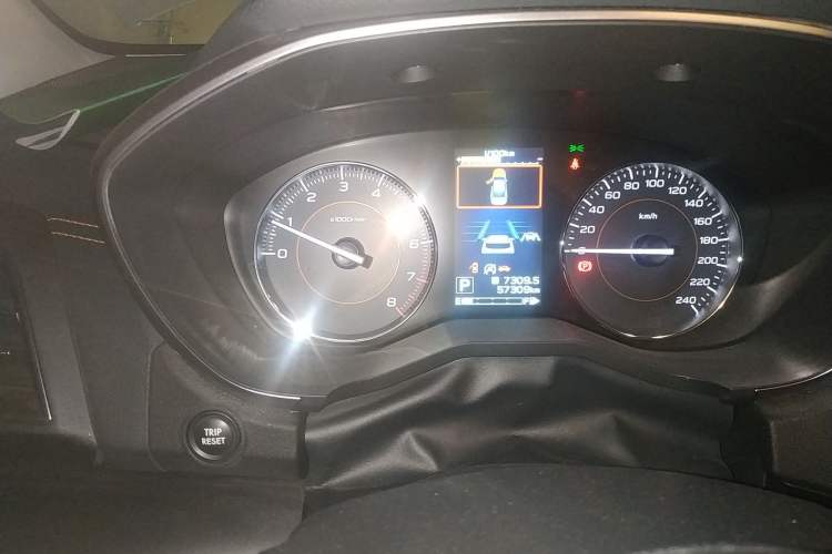 Used Subaru XV 2020 Revised Version 2.0i All-Wheel-Drive Luxury Edition with EyeSight Odometer Close Up