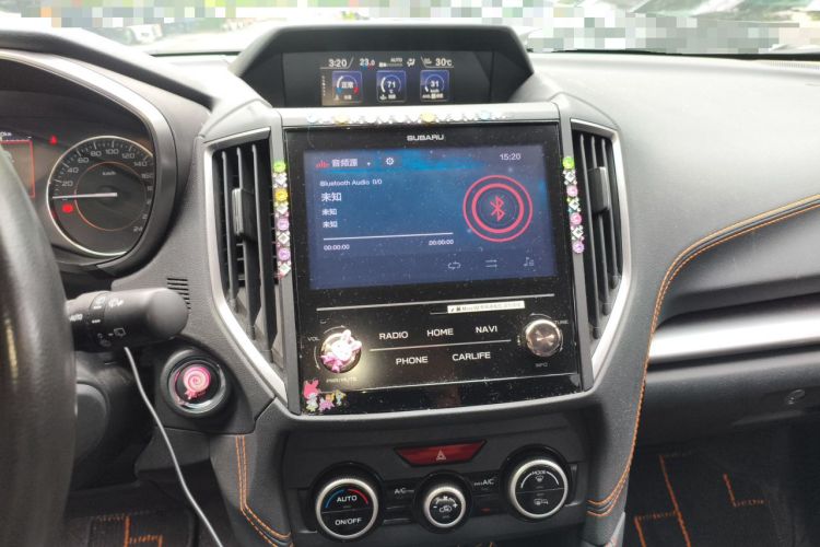 Used Subaru XV 2021 2.0i All-Wheel-Drive Luxury Edition Audio And AC Panel