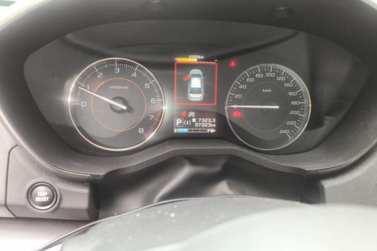 Used Subaru XV 2021 2.0i All-Wheel-Drive Luxury Edition Odometer Close Up