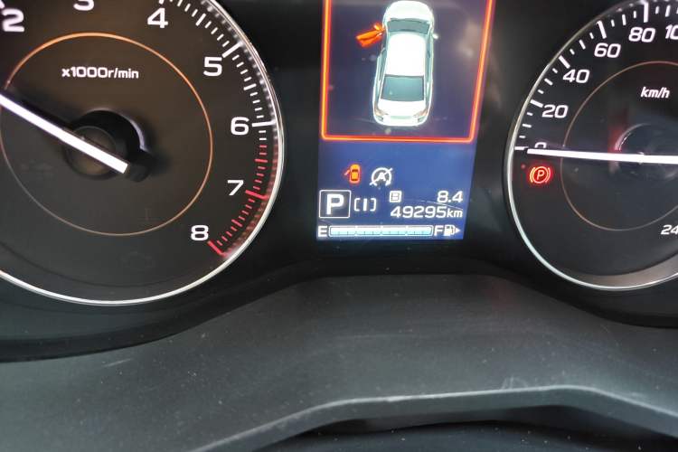 Used Subaru XV 2021 2.0i All-Wheel-Drive Luxury Edition EyeSight Odometer Close Up