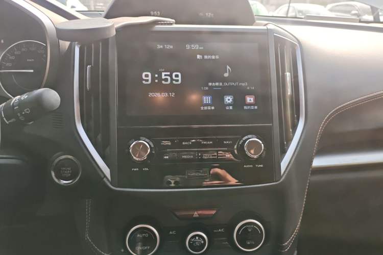 Used Subaru XV 2021 2.0i All-Wheel-Drive Luxury Edition EyeSight Audio And AC Panel