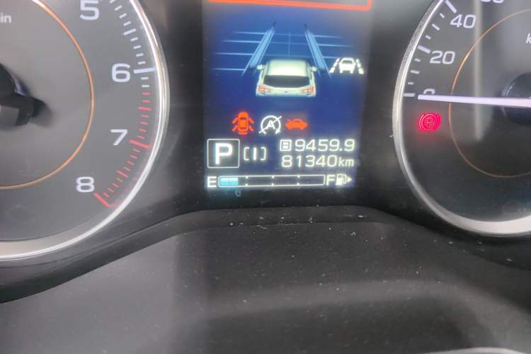 Used Subaru XV 2021 2.0i All-Wheel-Drive Luxury Edition EyeSight Odometer Close Up