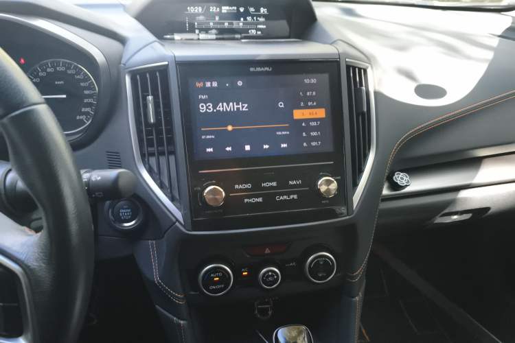Used Subaru XV 2021 2.0i All-Wheel-Drive Luxury Edition EyeSight Audio And AC Panel