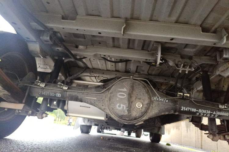 Used Sunlong Dishangtie 510 2022 Pure Electric Van Chassis Rear