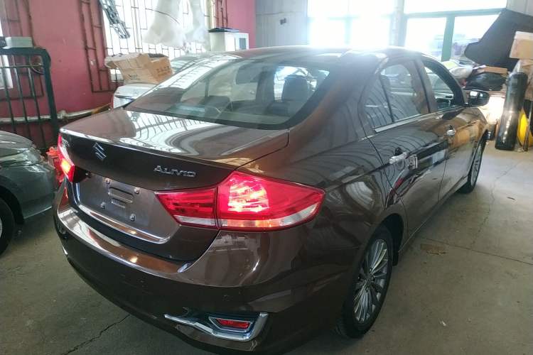 Used Suzuki Alivio 2015 1.6L Automatic Enjoyment Model Rear Right 45 Deg