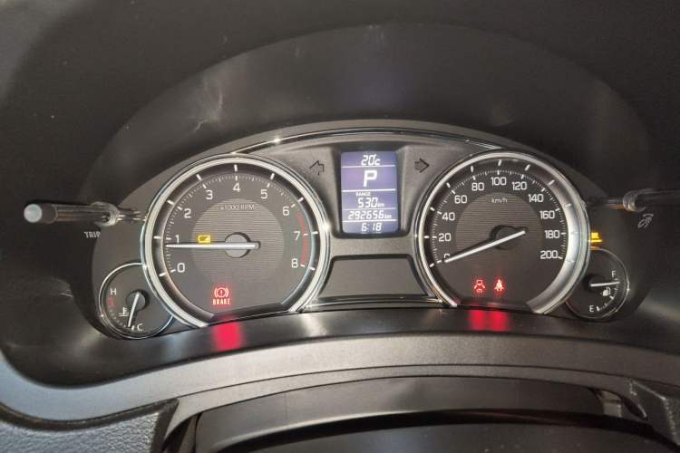 Used Suzuki Alivio 2015 1.6L Automatic Enjoyment Model Odometer Close Up