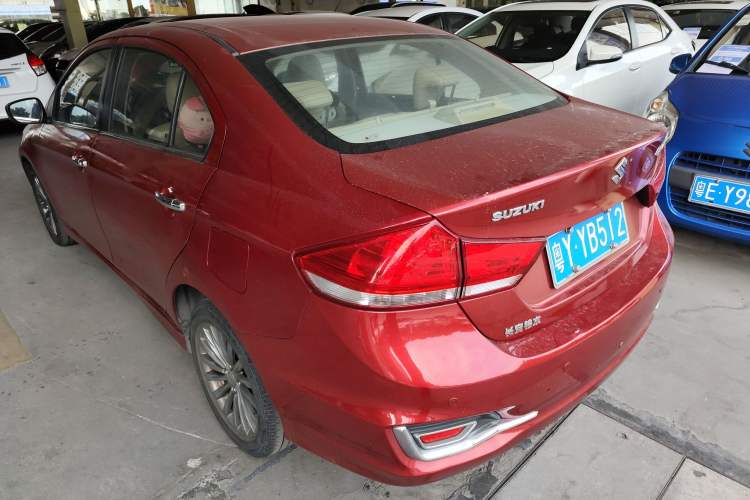 Used Suzuki Alivio 2015 1.6L Automatic Enjoyment Model Rear Left 45 Deg