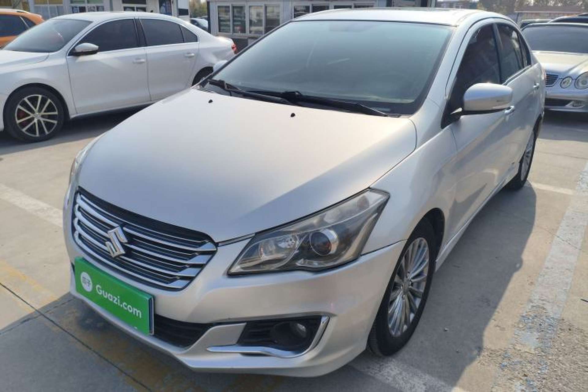 Used Suzuki Alivio 2015 1.6L Automatic Enjoyment Model Front Left 45 Deg