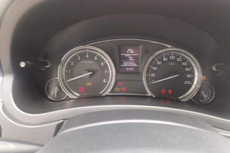 Used Suzuki Alivio 2015 1.6L Manual Comfort Model Odometer Close Up