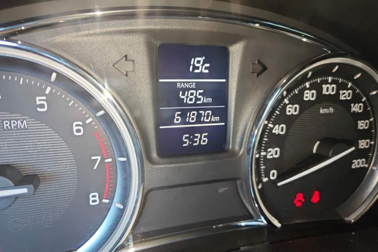 Used Suzuki Alivio 2015 1.6L Manual Enjoyment Model Odometer Close Up
