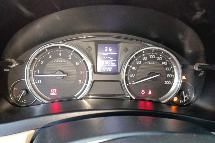 Used Suzuki Alivio 2015 1.6L Manual Comfort Model Instrument Cluster
