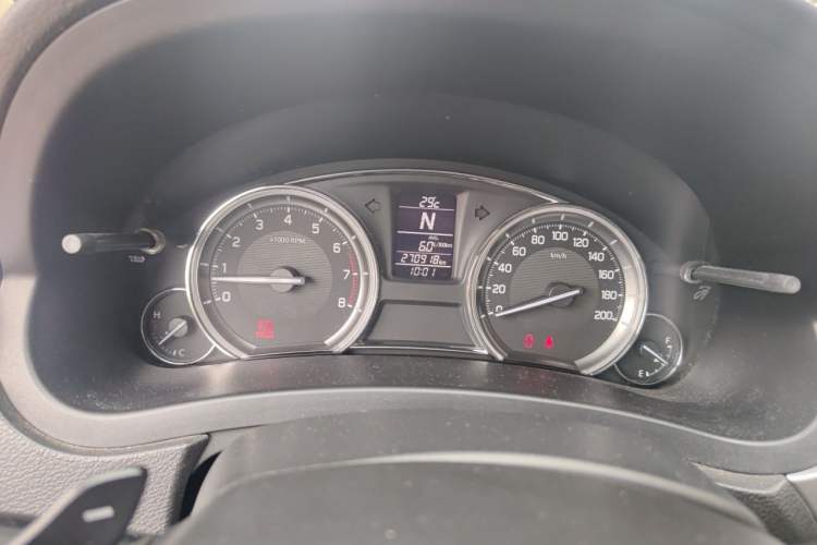 Used Suzuki Alivio 2015 1.6L Automatic Enjoyment Model Odometer Close Up