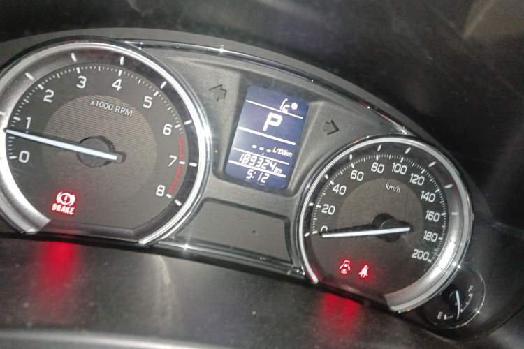 Used Suzuki Alivio 2015 1.6L Automatic Enjoyment Model Odometer Close Up
