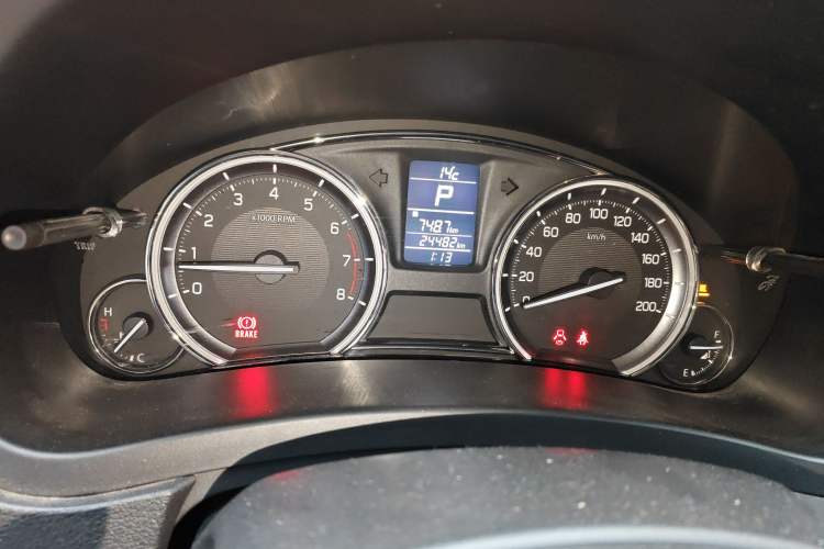 Used Suzuki Alivio 2015 1.6L Automatic Enjoyment Model Odometer Close Up
