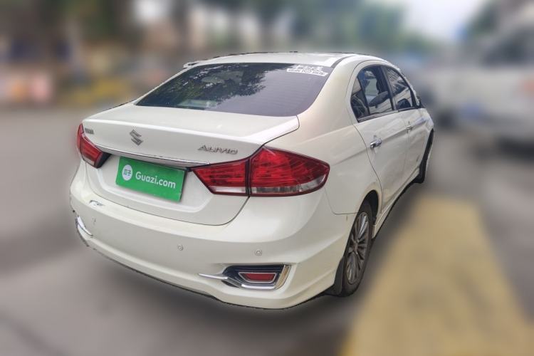 Used Suzuki Alivio 2015 1.6L Automatic Enjoyment Model Rear Right 45 Deg