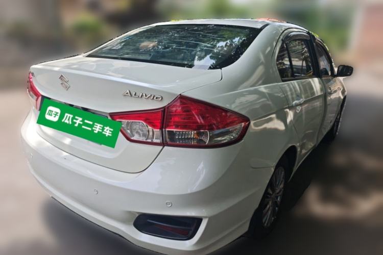 Used Suzuki Alivio 2015 1.6L Manual Comfort Model Rear Right 45 Deg