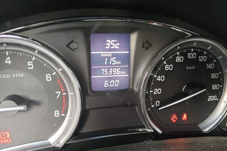 Used Suzuki Alivio  Odometer Close Up