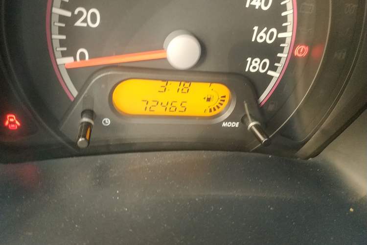 Used Suzuki Alto 2009 1.0L Manual Deluxe Edition Odometer Close Up