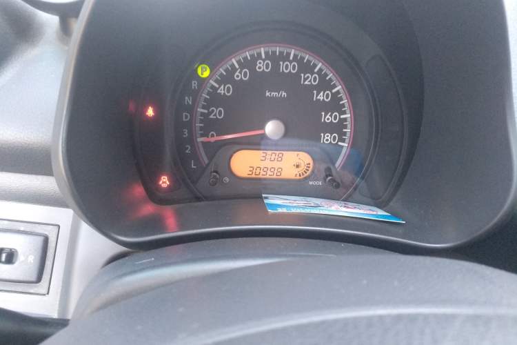 Used Suzuki Alto 2009 1.0L Automatic Luxury Version Odometer Close Up