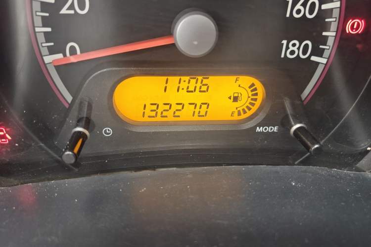 Used Suzuki Alto 2009 1.0L Manual Deluxe Edition Odometer Close Up