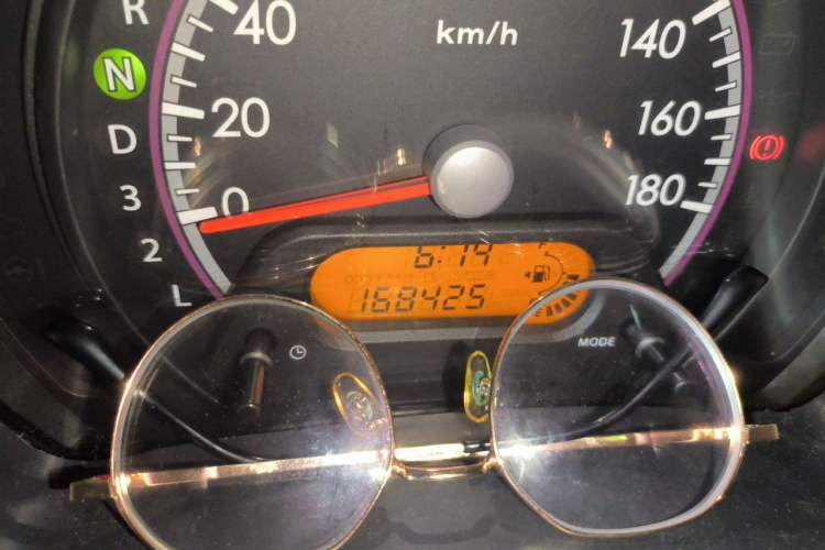 Used Suzuki Alto 2009 1.0L Automatic Luxury Version Odometer Close Up