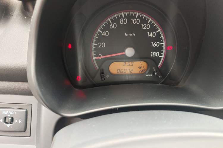 Used Suzuki Alto 2009 1.0L Manual Deluxe Edition Odometer Close Up