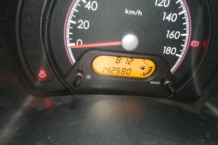 Used Suzuki Alto 2009 1.0L Manual Comfort Edition Odometer Close Up