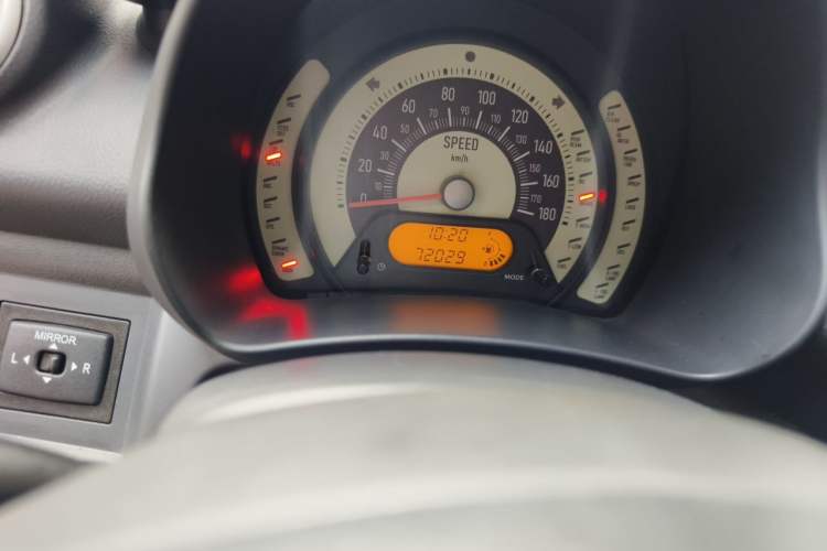 Used Suzuki Alto 2009 1.0L Manual Deluxe Edition Odometer Close Up