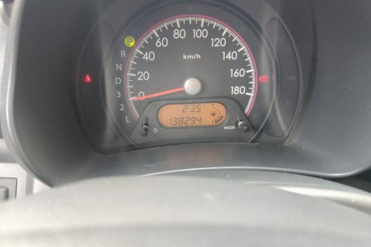 Used Suzuki Alto 2009 1.0L Automatic Luxury Version Odometer Close Up