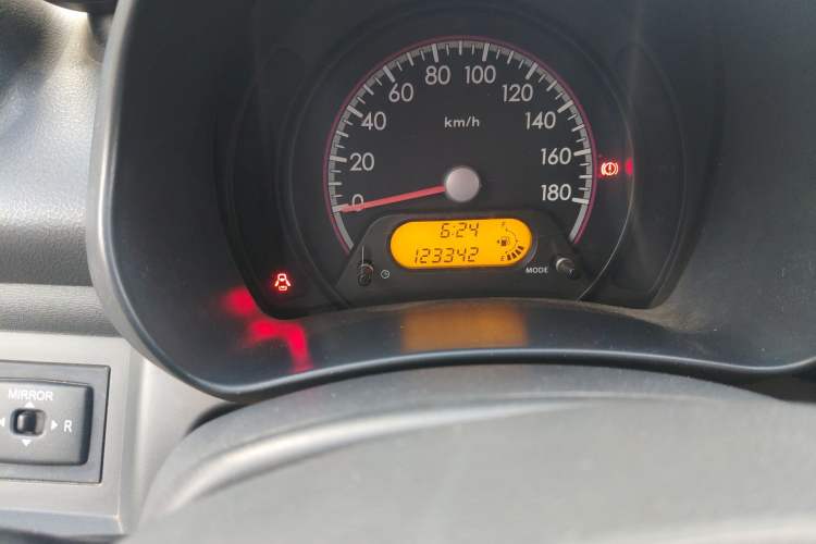 Used Suzuki Alto 2009 1.0L Manual Deluxe Edition Odometer Close Up