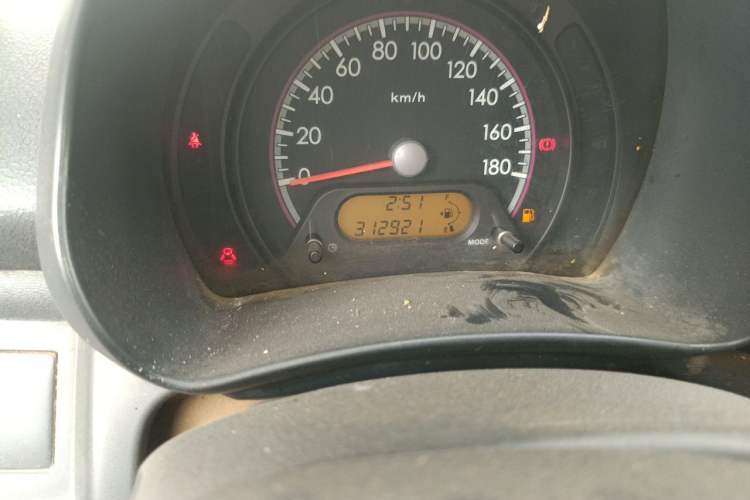 Used Suzuki Alto 2009 1.0L Manual Comfort Edition Odometer Close Up