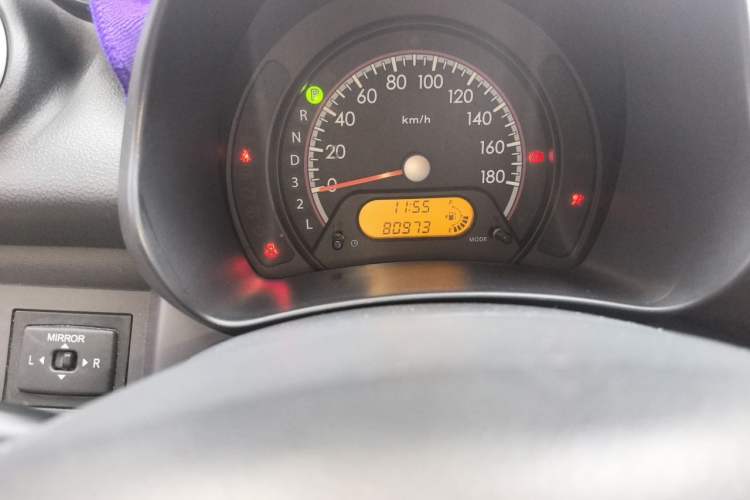 Used Suzuki Alto 2009 1.0L Automatic Luxury Version Odometer Close Up