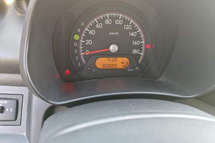Used Suzuki Alto 2009 1.0L Automatic Luxury Version Odometer Close Up