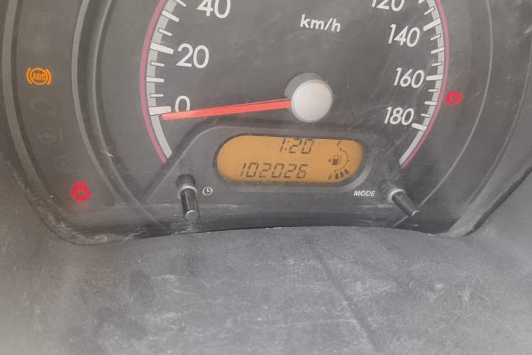 Used Suzuki Alto 2009 1.0L Manual Comfort Edition Odometer Close Up