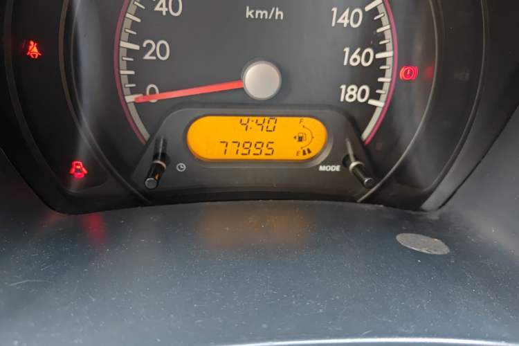 Used Suzuki Alto 2009 1.0L Manual Deluxe Edition Odometer Close Up