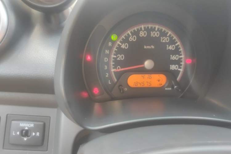 Used Suzuki Alto 2009 1.0L Automatic Luxury Version Odometer Close Up