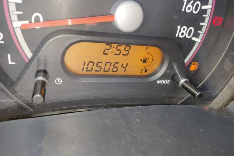 Used Suzuki Alto 2009 1.0L Automatic Luxury Version Odometer Close Up