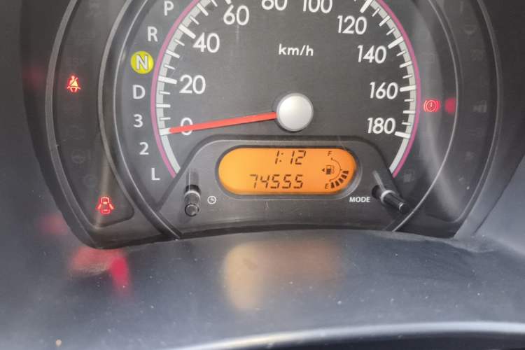 Used Suzuki Alto 2009 1.0L Automatic Luxury Version Odometer Close Up