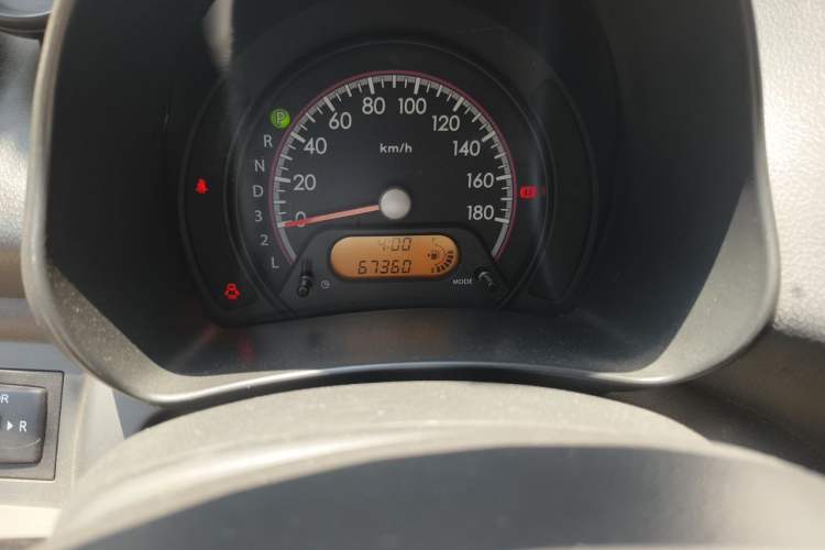 Used Suzuki Alto 2009 1.0L Automatic Luxury Version Odometer Close Up