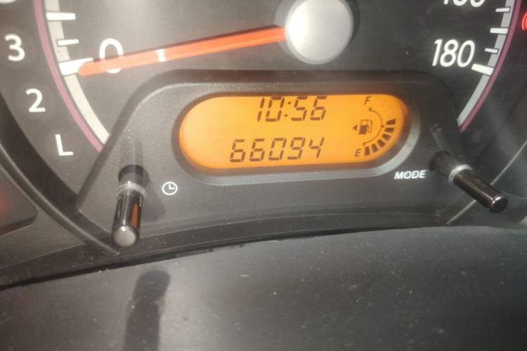 Used Suzuki Alto 2009 1.0L Automatic Luxury Version Odometer Close Up