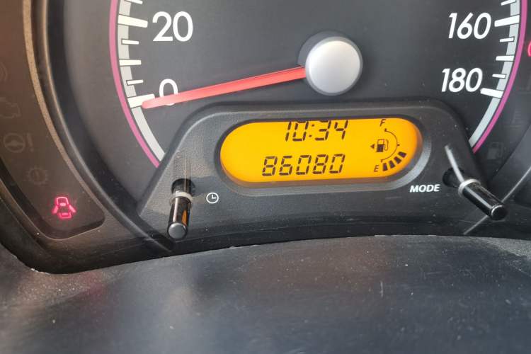 Used Suzuki Alto 2010 1.0L Manual Cool Edition Odometer Close Up