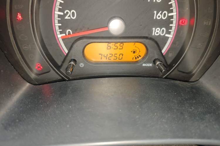 Used Suzuki Alto 2010 1.0L Manual Cool Edition Odometer Close Up