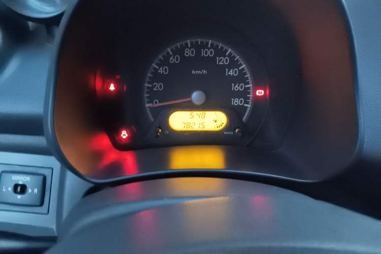 Used Suzuki Alto 2010 1.0L Manual Cool Edition Odometer Close Up