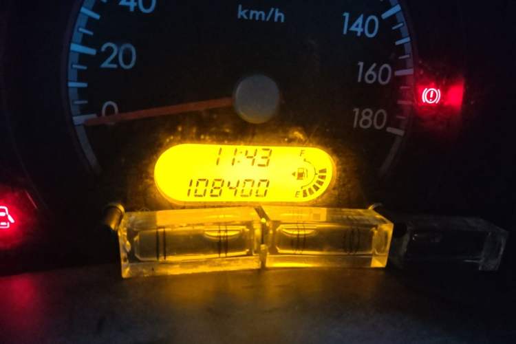 Used Suzuki Alto 2010 1.0L Manual Cool Edition Odometer Close Up