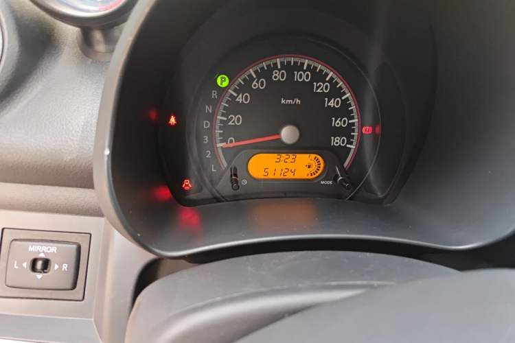 Used Suzuki Alto 2010 1.0L Automatic Cool Edition Odometer Close Up