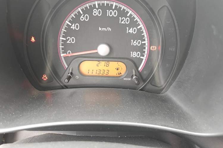 Used Suzuki Alto 2012 1.0L Manual Utility Version Odometer Close Up