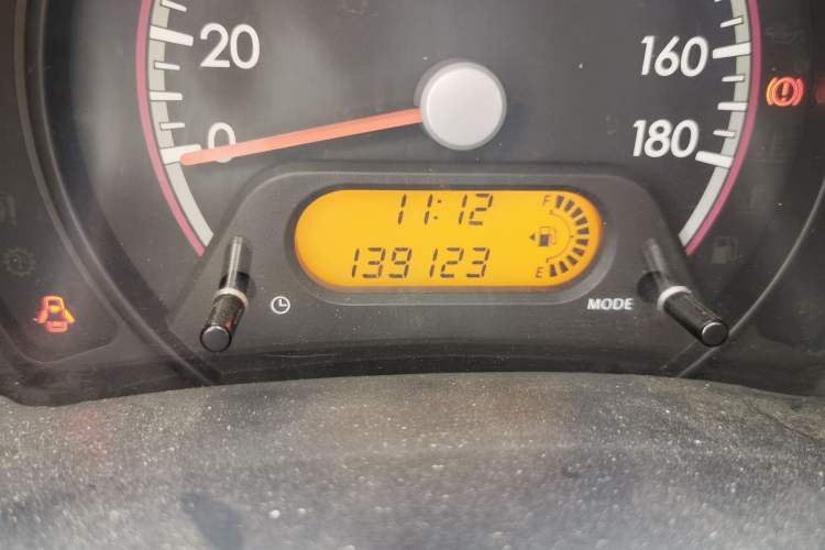 Used Suzuki Alto 2012 1.0L Manual Utility Version Odometer Close Up