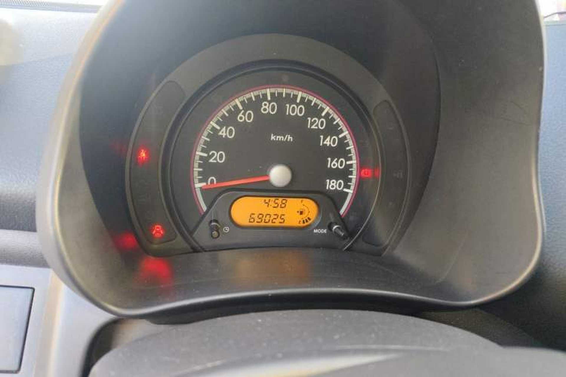 Used Suzuki Alto 2012 1.0L Manual Utility Version Odometer Close Up