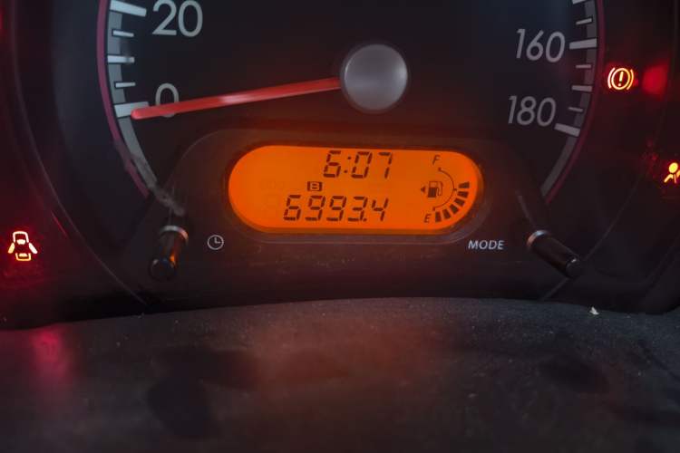 Used Suzuki Alto 2012 1.0L Manual Utility Version Odometer Close Up