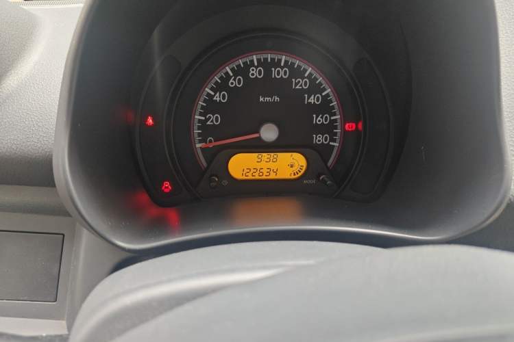 Used Suzuki Alto 2012 1.0L Manual Utility Version Odometer Close Up